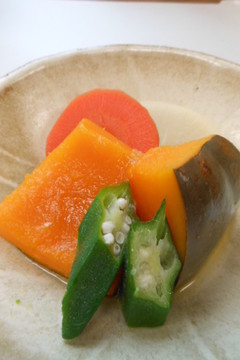 夏野菜の炊き合せ