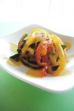 夏野菜の胡麻金平