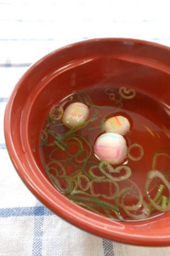手まり麩の清汁