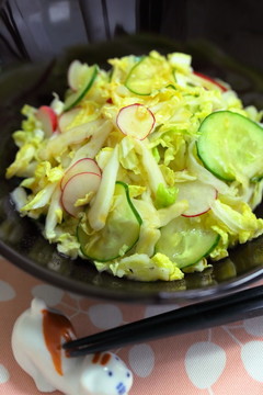 シャキシャキ食感を楽しもう 白菜サラダ