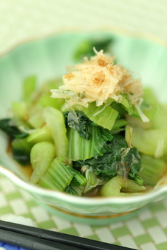 ほたて風味のチンゲン菜お浸し