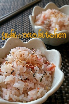 梅とじゃこの炊き込み御飯
