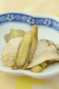 焼きなすとエリンギのあっさりナムル風