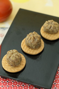 簡単❢甘栗で作る一口デザート栗きんとん