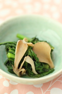 春菊と舞茸のさっぱり和え