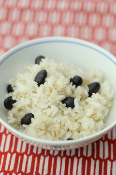 香ばしい黒豆ごはん✿