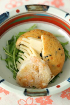 手作りえび団子の炊き合わせ含め煮