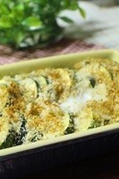 ズッキーニのカレーパン粉焼き