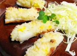 ちくわのパン粉焼き