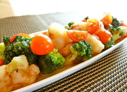 ブロッコリーとカリフラワーの柚子胡椒南蛮