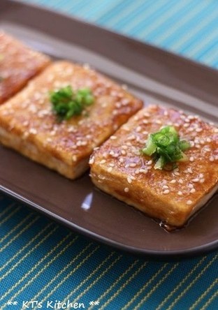 ご飯がすすむ 豆腐の蒲焼き風