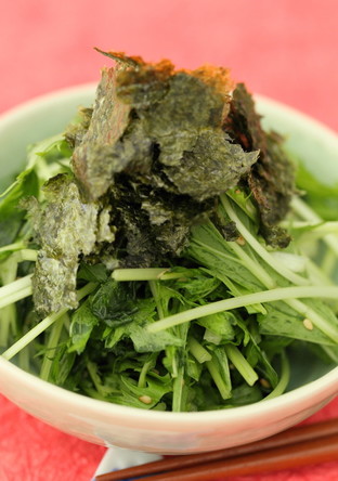 簡単に１品 水菜の和風漬け