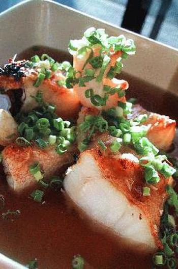 金目鯛のねぎ生姜あんかけ