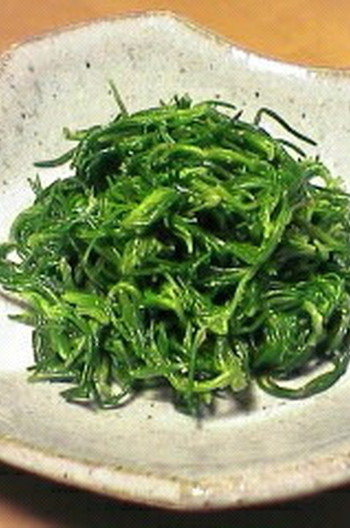 おかひじきの辛子あえ