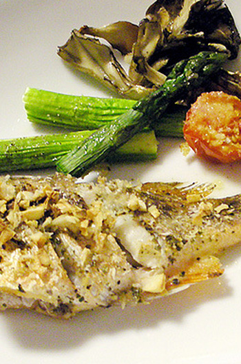 めばるの香草オーブン焼き