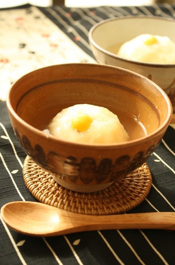 おもてなしの椀物 芋まんじゅう