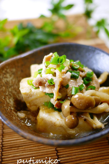 ほんのりしょうがの香り 豚肉豆腐