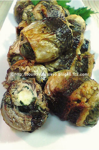 とろーり イワシのチーズ巻き焼き