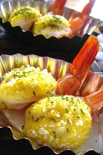 えびの和風パン粉焼き