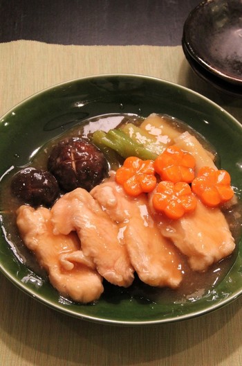 驚きのやわらかさ 鶏むね肉で治部煮