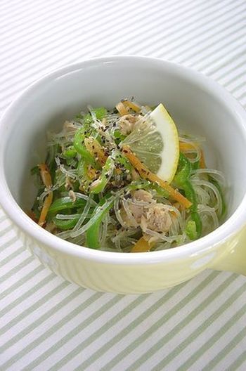 お弁当にも 春雨のレモンペッパー風味