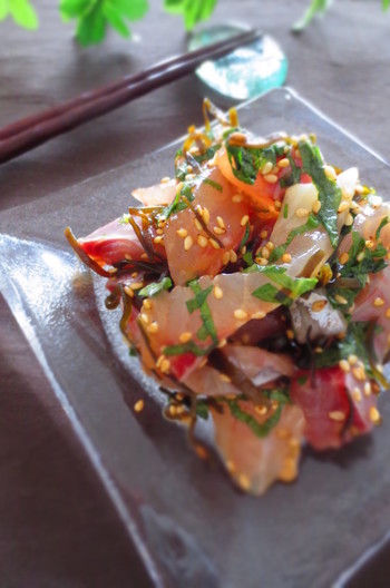 いさきの青じそあえ