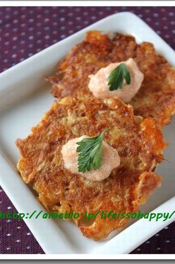 切干大根と桜えびのおやき