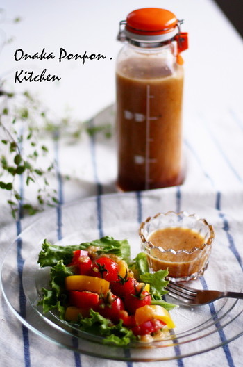 ニンニク胡椒風味　玉ねぎドレッシング