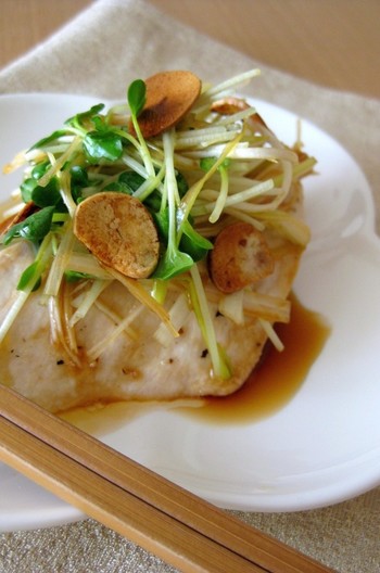 めかじきの香味醤油がけ