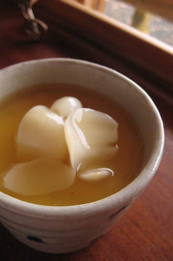 ゆり根あんのみぞれ蒸し