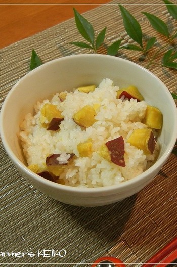 農家のレシピ さつまいもご飯