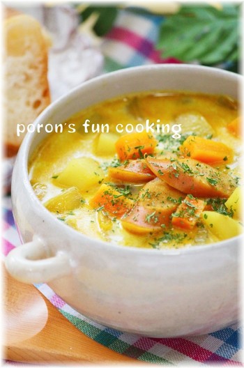 ミルクカレースープ