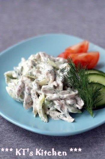 チキンとセロリのディルサラダ