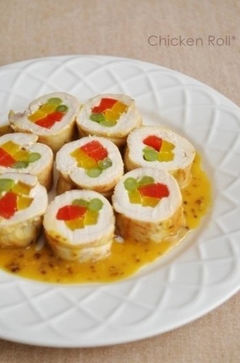 チキンロール マスタードソース