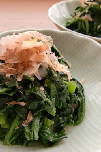 ほうれん草の練りごまあえ