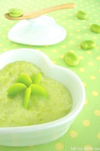 そら豆のスフレ風