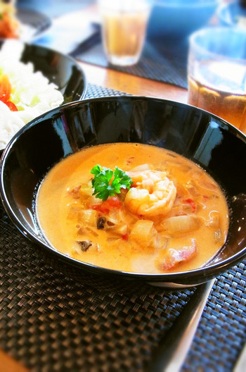 海老のトマトクリームシチュー