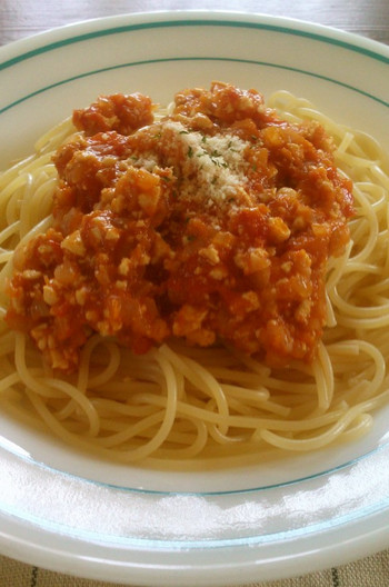 ヘルシー ミートスパゲッティ