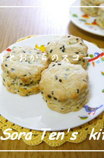 さつま芋とおからのスコーン