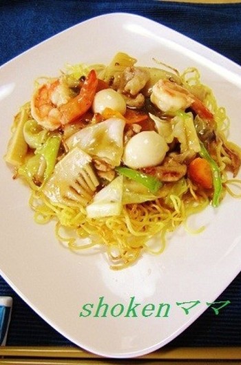 パリッと美味しい うちのあんかけ焼きそば