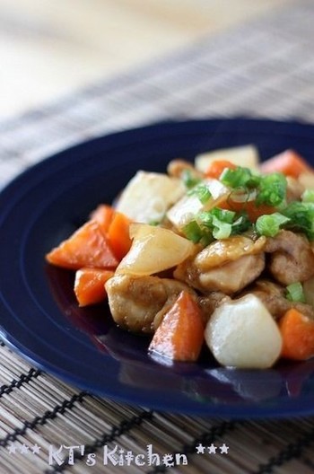 鶏肉とこんにゃくのコチュジャン炒め煮