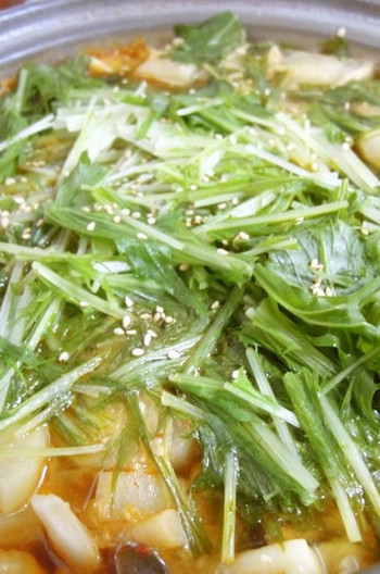 焦がしネギの辛味噌鍋