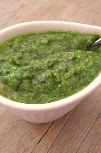 香菜とごま油のタレ