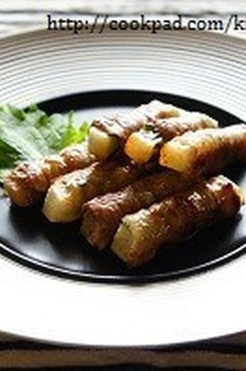 大根と大葉の豚肉巻き さっぱり照り焼き