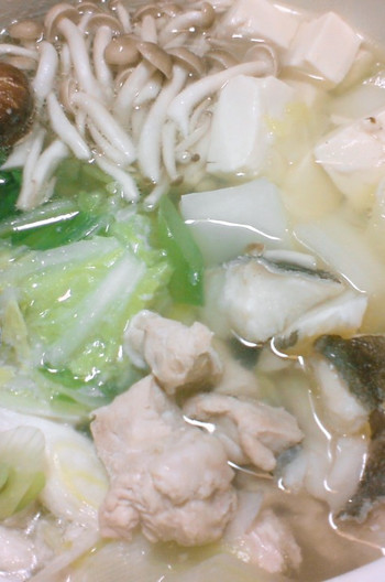 我が家の定番鍋 たらちり風