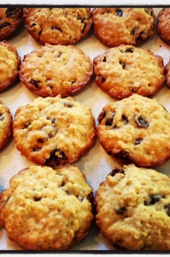 オートミールレーズンクッキー