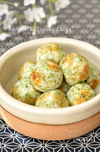 おせちリメイク はんぺん数の子だんご