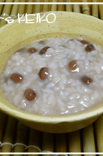 農家のレシピ 小豆粥