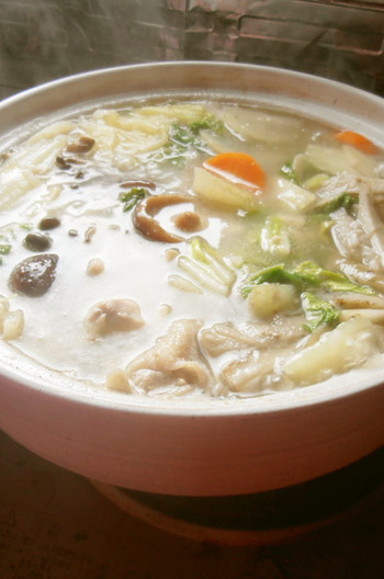 酒粕と塩麹鍋