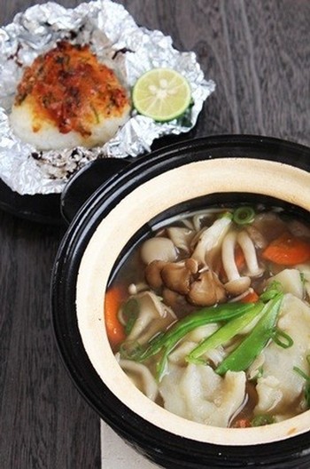 ひっつみきのこ汁